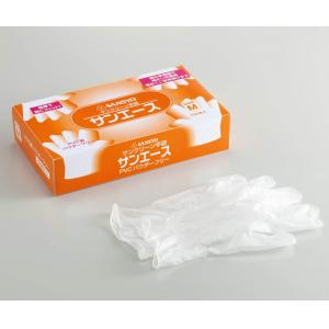 サンクリーン手袋　サンエース |||PVCﾊﾟｳﾀﾞｰﾌﾘｰ　Ｌ　１００枚入  