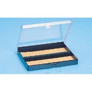 プレパラートボックス１００枚用 |||プラスチック製　フタ　透明  