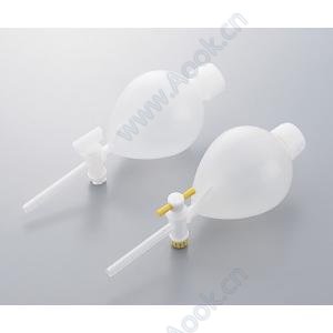 ＰＰ分液ロート　丸型ＰＥコック１００ｍｌ [1-6492-01]