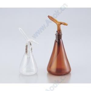 ガラス製噴霧器　１型　白 [2-297-01]