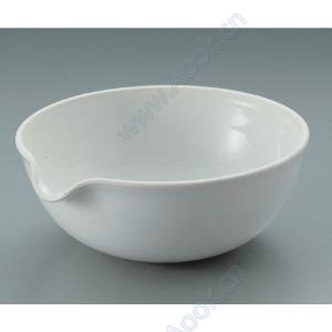 磁製蒸発皿　　　Ｄ−４００（丸皿） [6-558-06]