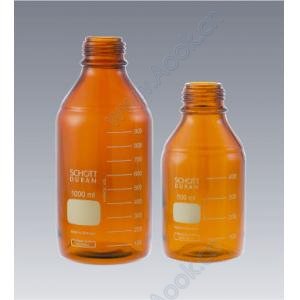 ねじ口びん（デュラン）　茶かっ色　びんのみ　ISOねじ　10L [017210-100004]