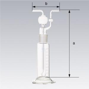 共通すり合わせガス洗浄びん　ドレッセル式 500mL セット [014630-500]