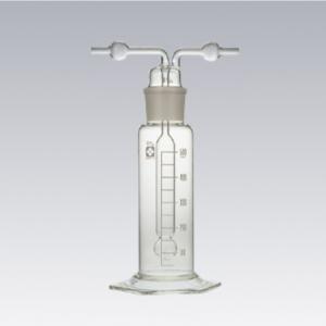 共通すり合わせガス洗浄びん　ムエンケ式 500mL セット [014640-500]