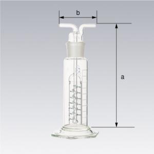 共通すり合わせガス洗浄びん　市瀬式 250mL セット [014620-250]