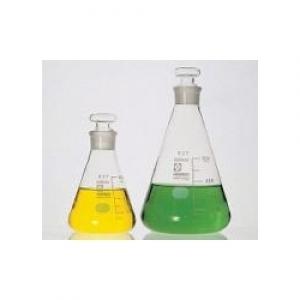 共通すり合わせ共栓三角フラスコ　目安目盛付　５０ｍＬ　栓２２ 010330-501