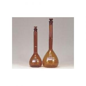 メスフラスコ（全量フラスコ）　スーパーグレード　茶かっ色　１０ｍＬ 020070-10