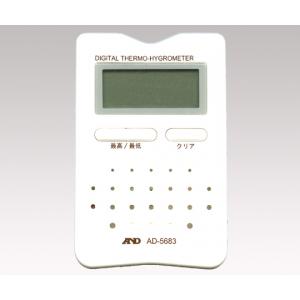 デジタル温湿度計　ＡＤ−５６８３ＷＨ [1-9274-01]
