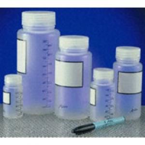 理化学用品　広口　ボトル　ＰＰ　目盛り付き　２５０ｍｌ BWP0250PGRAD