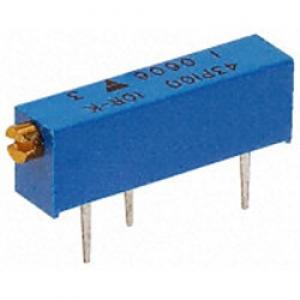 ポテンショメータ　トリマ　多回転　サーメット　２０回転　側面調整　０．５Ｗ　５０Ω 43P-500