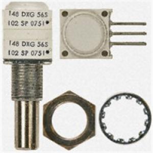 ポテンショメータ　ダブル　単回転　導電プラ　０．５Ｗ　１ＫΩ　直線 484-9146P