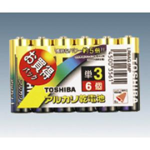アルカリ電池　ＬＲ６ＡＧ　６ＭＰ（単３） [1-6711-03]