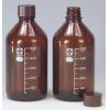 滅菌びん　丸形　茶かっ色　容量500ｍL [016640-500A]
