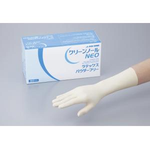 手套（乳胶无粉）（按箱销售）クリーンノールNEO手袋(ラテックスパウダーフリー・ケース販売)GLOVES LATEX POWDERFREE