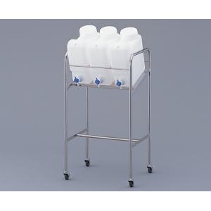 带扁平龙头的倾斜式瓶架ヘンペイ活栓付瓶用傾斜スタンドRACK FOR BOTTLE