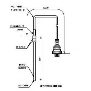ＳＫＭ２９３５用　温度センサー |||ｐｔ１００Ω　－５０～２００℃  