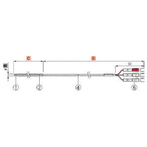 ＴＲ－８１用温度センサー |||ＰＴ１００Ω　ＴＲ－８１００  