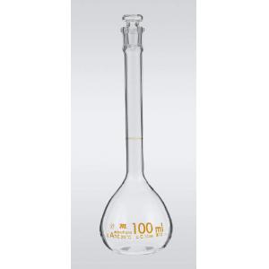 宮原　透明摺合せ　メスフラスコ |||白　２００ｍｌ  