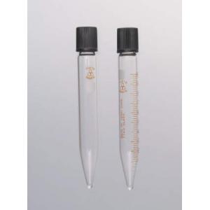 三商印ねじ口遠沈管　キャップ付 |||円錐　１０ｍｌ　目盛付  