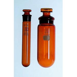 三商印　透明摺合せ遠沈管　茶 |||丸底　目盛無　１０ｍｌ　１本入  