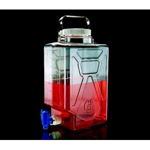 ナルジェ　活栓付角型瓶　２０Ｌ |||２３２２－００５０　ＰＣ製  