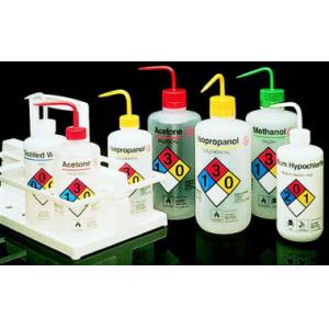 薬品識別洗浄瓶　１０００ｍｌ |||２４２５　次亜塩素酸ナトリウム  