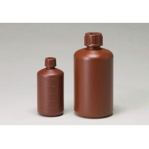 ポリエチレン　細口　規格瓶 |||５００ml　茶  
