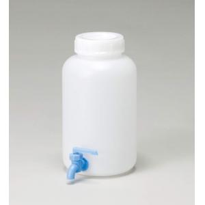 ポリエチレン製広口下口試薬瓶 |||５Ｌ　白  
